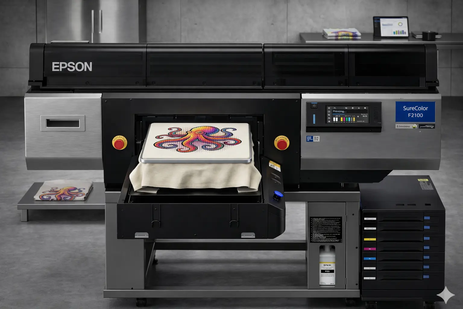 Impresora Epson DTG para impresión directa sobre camisetas