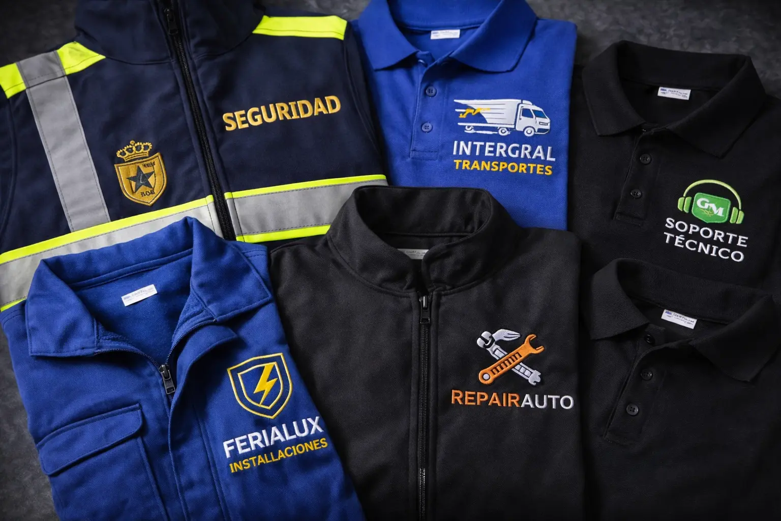 Uniformes de trabajo personalizados para diferentes profesiones